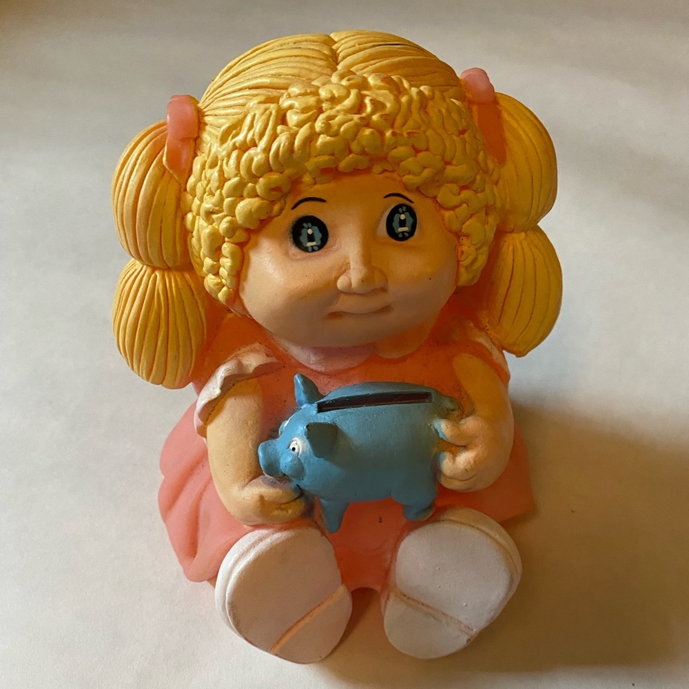 Vintage 1983 Cabbage Patch piggy bank